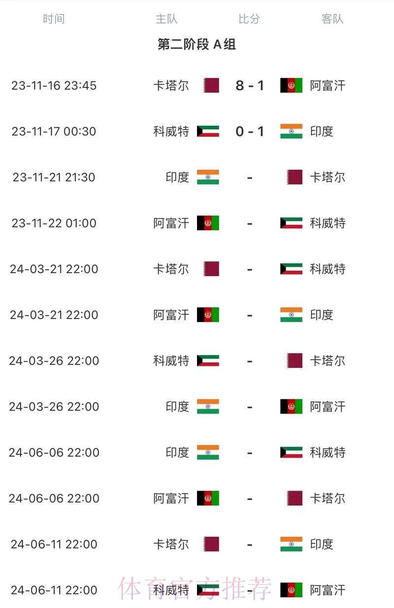 2026世界杯赛程中国时间完整安排实时查看